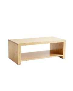 Pine Arc Coffee Table - Beige (synthetic illustration; no displayed measurements)