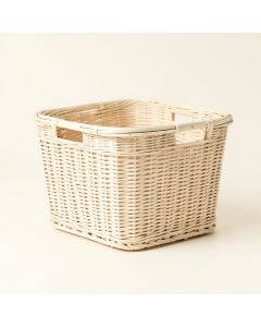 Ridge Arc Laundry Hamper - Ivory (synthetic illustration; no displayed measurements)