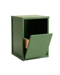 Holly Brook Freestanding Pull-Out Hamper Cabinet - Green (synthetic illustration; no displayed measurements)
