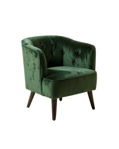 Tufted Velvet Upholstered Side Chair