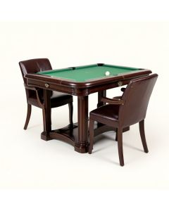 Eleanore Decor 53 '' 8 - Player Poker Table With Chairs (synthetic illustration; no displayed measurements)