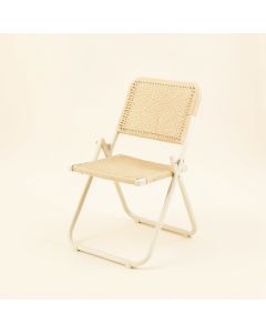 Sage Brook Folding Outdoor Chair - Ivory (synthetic illustration; no displayed measurements)