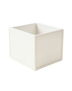 Willow Brook Empty Furniture-Style Litter Enclosure - White (synthetic illustration; no displayed measurements)