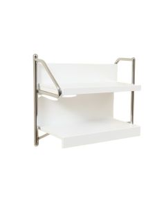 Yadiel 2-Tier 15.88 '' W X 13.63 '' H X 10.37 '' D Wall Mounted Bathroom Shelves