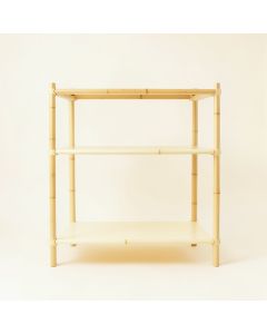 Harbor Crest Empty Seed-Starting Shelving Unit Without Lights - Cream (synthetic illustration; no displayed measurements)