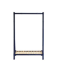 Rowan Bend Empty Garment Rack - Navy (synthetic illustration; no displayed measurements)