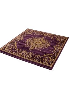Bromley Tufted Wool Dark Plum/Gold Rug