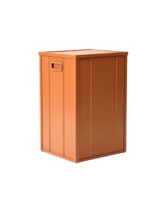 Stone Canyon Closed Outdoor Storage Box - Terracotta (synthetic illustration; no displayed measurements)