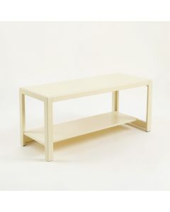 Cedar Canyon Narrow Outdoor Storage Bench - Cream (synthetic illustration; no displayed measurements)