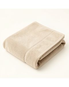 Rowan Edge Bath Towel - Beige (synthetic illustration; no displayed measurements)