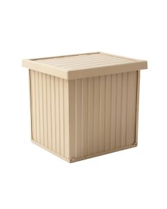 Ash Crest Closed Outdoor Storage Box - Beige