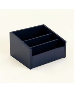 Vale Bluff Empty Coffee-Station Organizer - Navy (synthetic illustration; no displayed measurements)