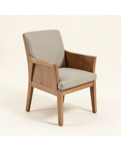 Pacific Beach Upholstered Solid Wood Dining Chair (synthetic illustration; no displayed measurements)