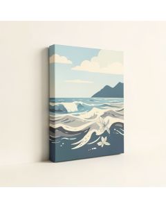 A Premium Ocean Breeze Graphic Art Print Multi-Piece Image On Wrapped Canvas (synthetic illustration; no displayed measurements)