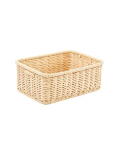 Ridge Arc Empty Storage Basket - Ivory (synthetic illustration; no displayed measurements)
