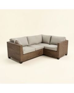 Ducas Patio Sectional With Cushions (synthetic illustration; no displayed measurements)