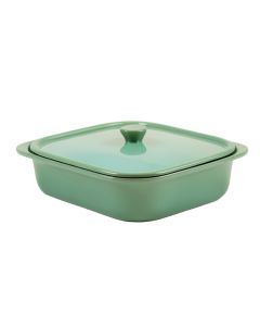 Swirl Rectangular Non-Stick Lasagna Pan With Lid