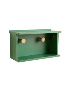 Cliff Dell Wall-Mounted Entryway Organizer Shelf - Green