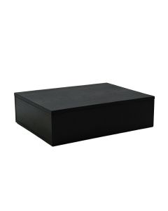 Olive Crossing Desktop Monitor Riser - Black (synthetic illustration; no displayed measurements)