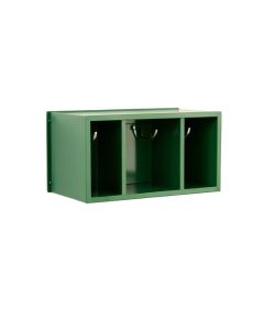 Vale Bend Wall-Mounted Entryway Organizer Shelf - Green
