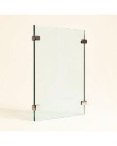 Linea 30 '' W X 72 '' H Screen Frameless Fixed Glass Panel (synthetic illustration; no displayed measurements)