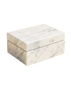 Marble Lidded Jewelry Box