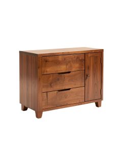 Lorraine 72 '' Wide 3 Drawer Mango Wood Sideboard