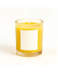Golden Amber Scented Jar Candle (synthetic illustration; no displayed measurements)