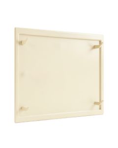 Heath Bridge Empty Wall-Mounted Tool Organizer Panel - Cream (synthetic illustration; no displayed measurements)