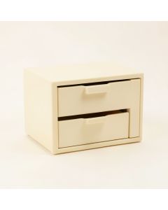 Fern Bluff Small-Parts Storage Drawer Cabinet - Cream (synthetic illustration; no displayed measurements)