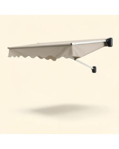 Slope Patio Awning (synthetic illustration; no displayed measurements)