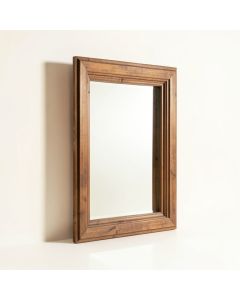 Lorcan Rustic Traditional Beveled Accent Mirror (synthetic illustration; no displayed measurements)