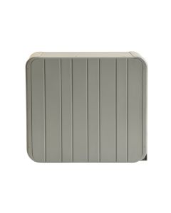 Fern Bluff Narrow Outdoor Storage Bench - Gray