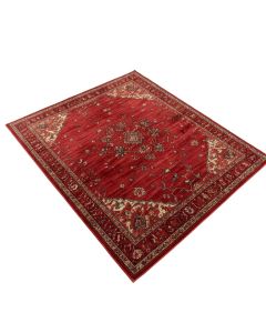 Wanamie Power Loom Red Rug