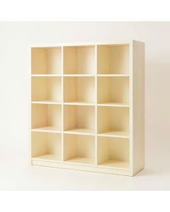 Heath Field Freestanding Bookcase - Cream (synthetic illustration; no displayed measurements)