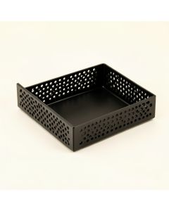 River Arc Empty Under-Desk Cable Tray (synthetic illustration; no displayed measurements)