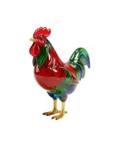 Rossen Rooster Favrile Figurine