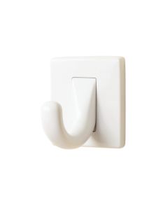 Moss Branch Wall-Mounted Robe Hook - White