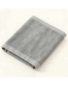 Laurel Edge Bath Towel - Gray (synthetic illustration; no displayed measurements)