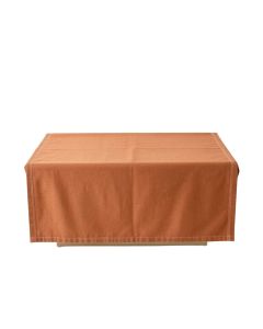 Fern Edge Flat Bed Sheet - Terracotta