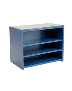 Cliff Bend Low Bookcase - Blue