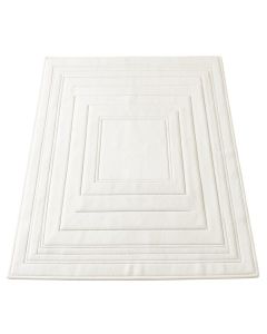 Olive Bridge Rectangular Outdoor Rug - White (synthetic illustration; no displayed measurements)