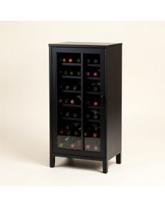 Cendrillon Wood Storage 12 Bottle Floor Wine Cabinet (synthetic illustration; no displayed measurements)