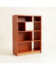 Holly Field Freestanding Bookcase - Terracotta (synthetic illustration; no displayed measurements)