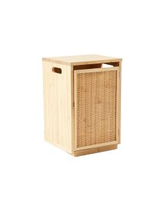Cliff Dell Freestanding Pull-Out Hamper Cabinet - Ivory (synthetic illustration; no displayed measurements)