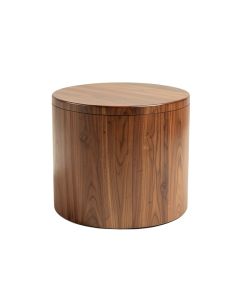 Celaya Solid Wood Drum Coffee Table (synthetic illustration; no displayed measurements)