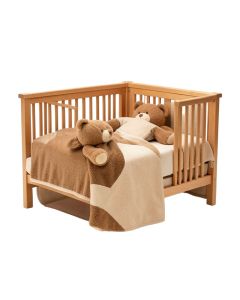 Omalley Teddy Bear Baby 9 Piece Crib Bedding Set (synthetic illustration; no displayed measurements)