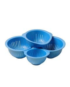 Homeries Silicone\T 4 Piece Colander Set
