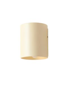 Glen Crest Wall Sconce Mounted On A Plain Wall - Ivory