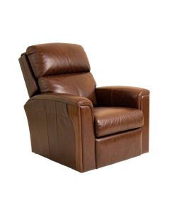 Tawanda 37 '' Wide Genuine Leather Power Club Recliner (synthetic illustration; no displayed measurements)